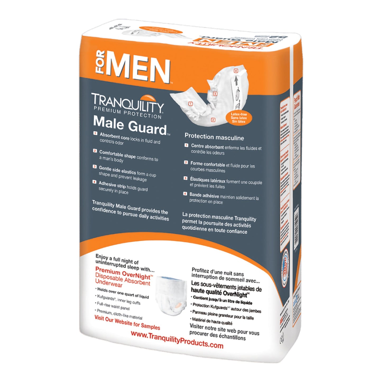 Tranquility® Male Guard™ Bladder Control Pad, 12¼-Inch Length 2385