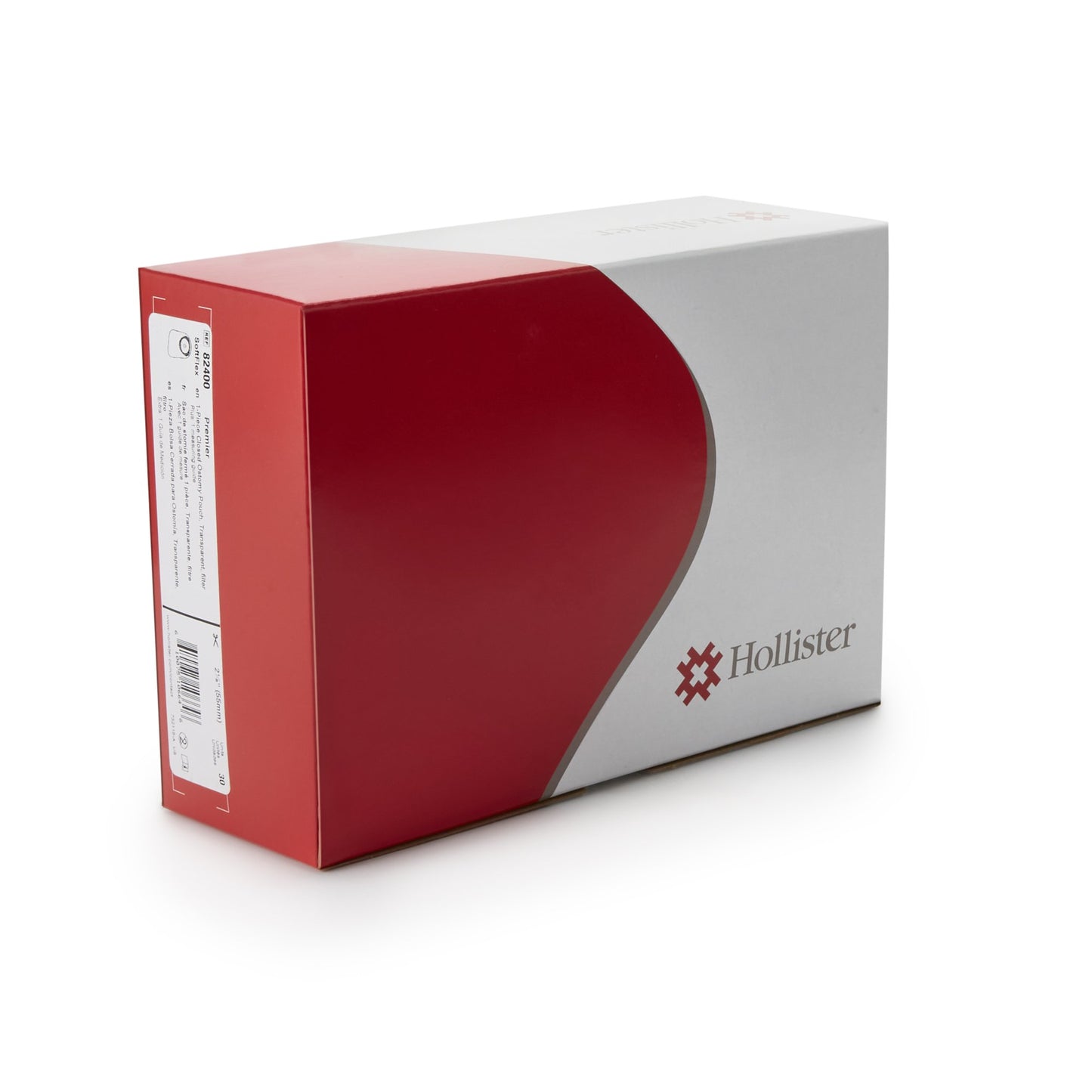 Premier™ 1-Piece Transparent Colostomy Pouch, Cut to Fit Stomas up to 55 mm 82400