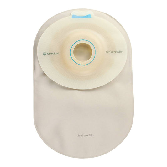 Ostomy Pouch SenSura® Mio Convex One-Piece System 8-1/4 Inch Length, Maxi Soft Convex, Pre-Cut 1-1/4 Inch Stoma Closed End - 16312