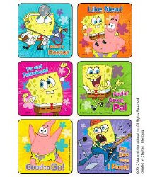 Disney® 75 per Pack SpongeBob - Doctor Visit Medical Sticker 2-1/2 Inch M2194