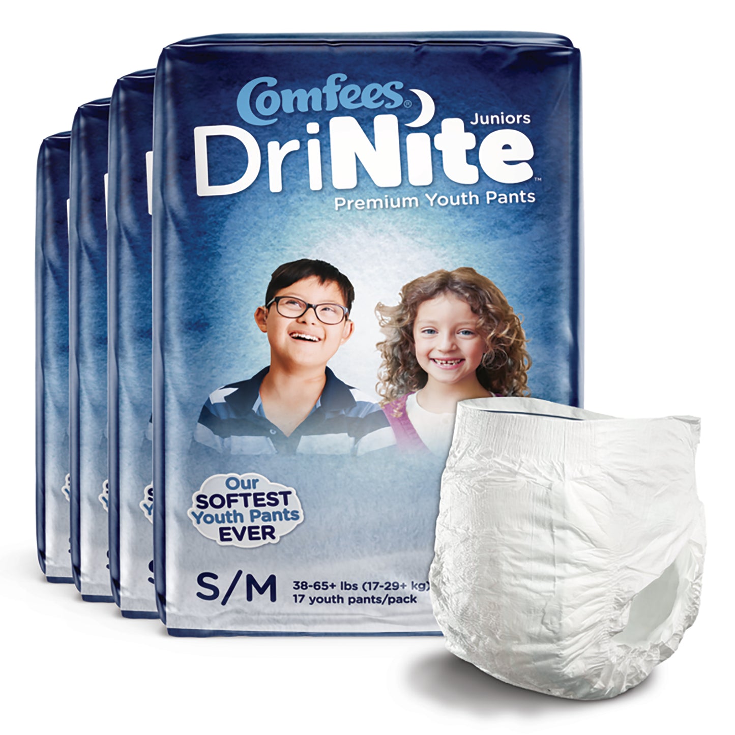 Comfees® DriNite® Juniors Absorbent Underwear, Small / Medium CMF-YSM