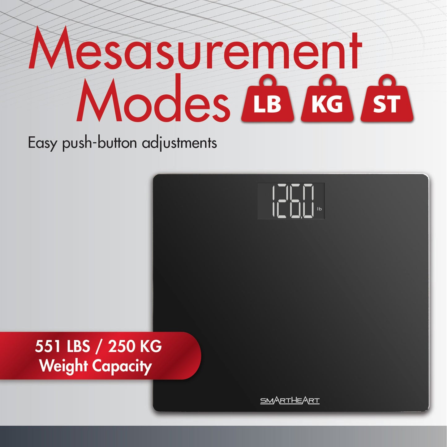 SmartHeart™ Digital Weight Scale 19-104