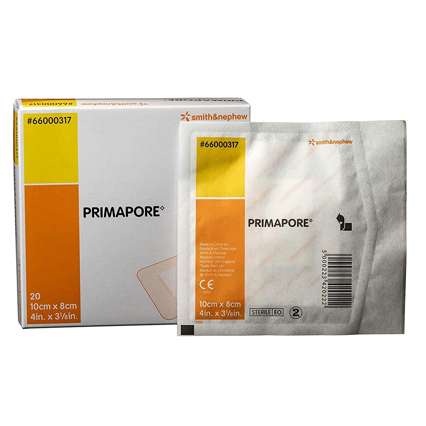 Primapore Adhesive Dressing, 8 x 10 Centimeter 66000317