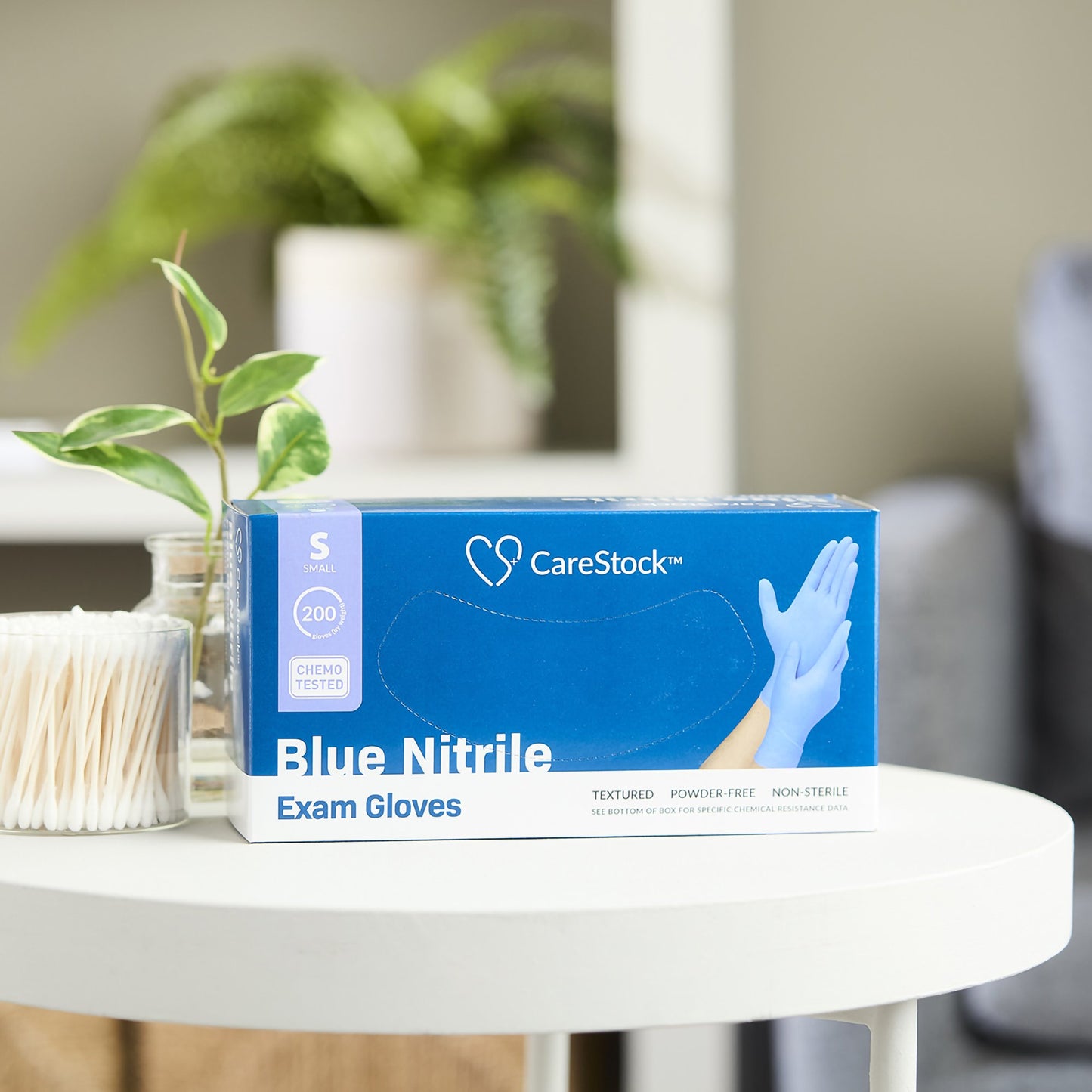CareStock™ Nitrile Exam Glove, Small, Blue CS2712