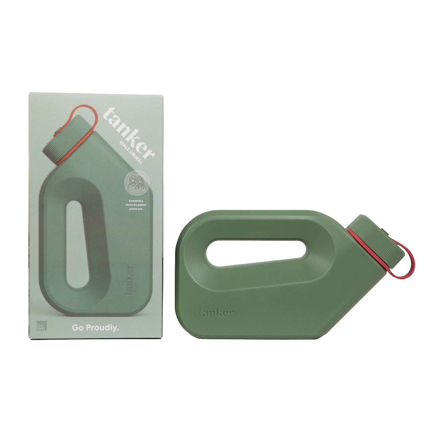 Tanker Portable Male Urinal, Khaki Green BTAPUBSM001KG