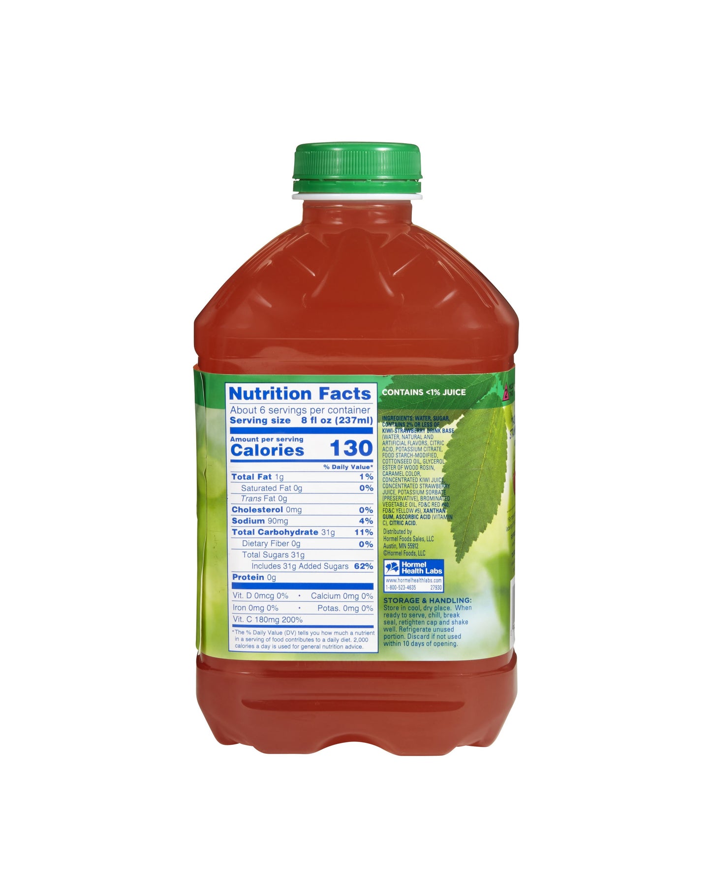 Thick & Easy® Clear Nectar Consistency Kiwi Strawberry Thickened Beverage 27930