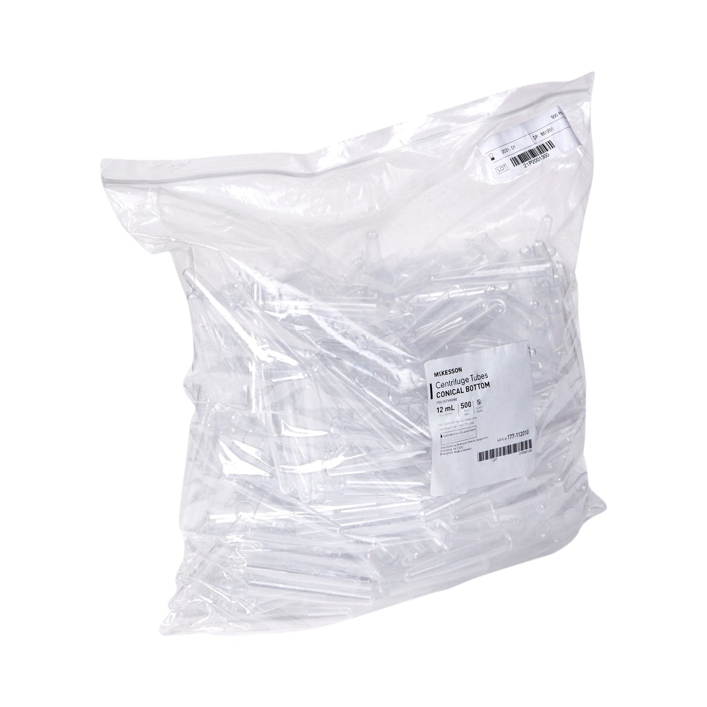 McKesson Centrifuge Tube, 12 mL, 16 x 100 mm 177-112010