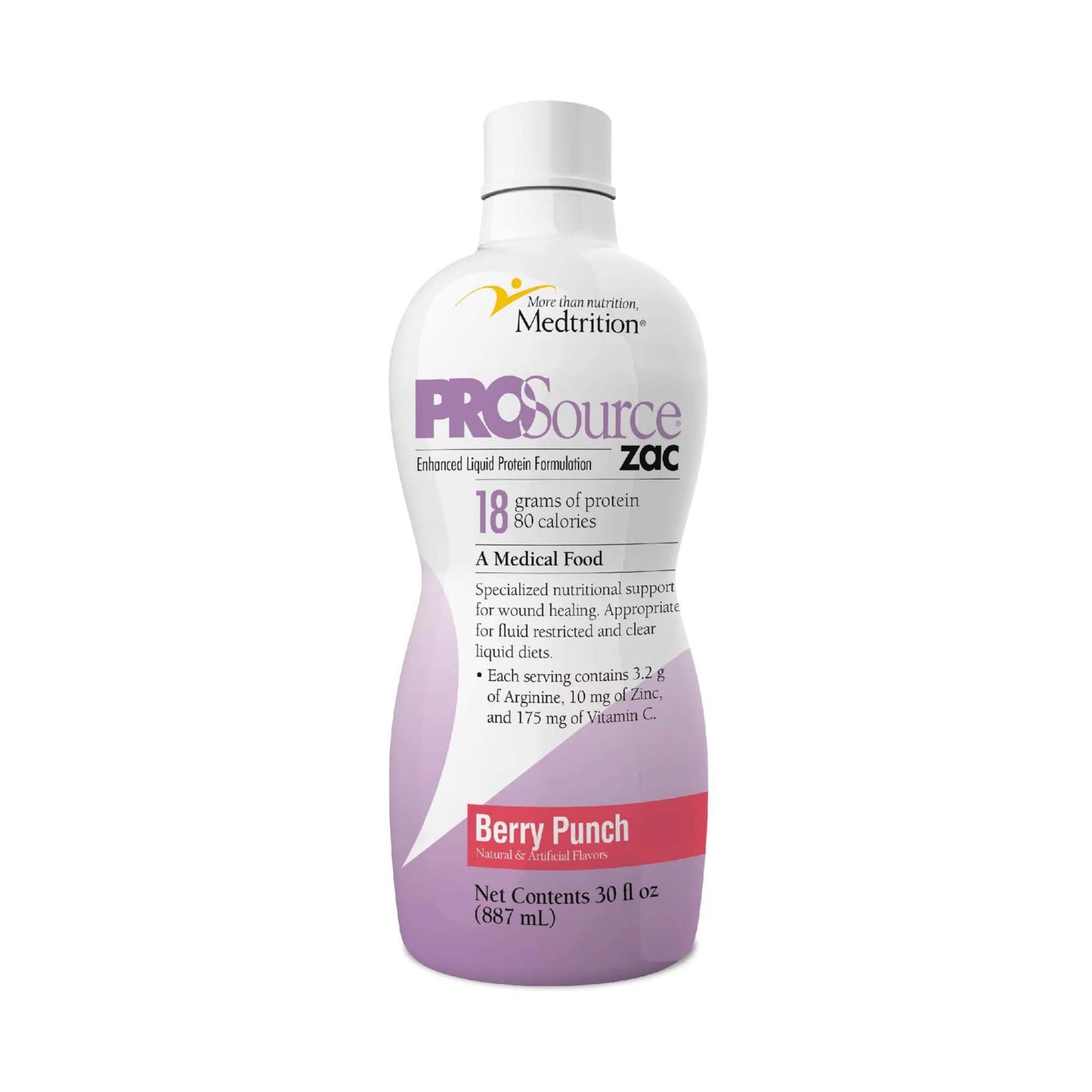 ProSource ZAC™ Berry Punch Complete Liquid Protein for Medical Food Use, 32-oz. 11555
