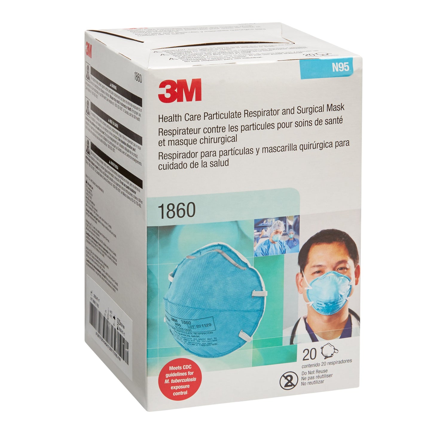 3M Particulate Respirator / Surgical Mask 1860
