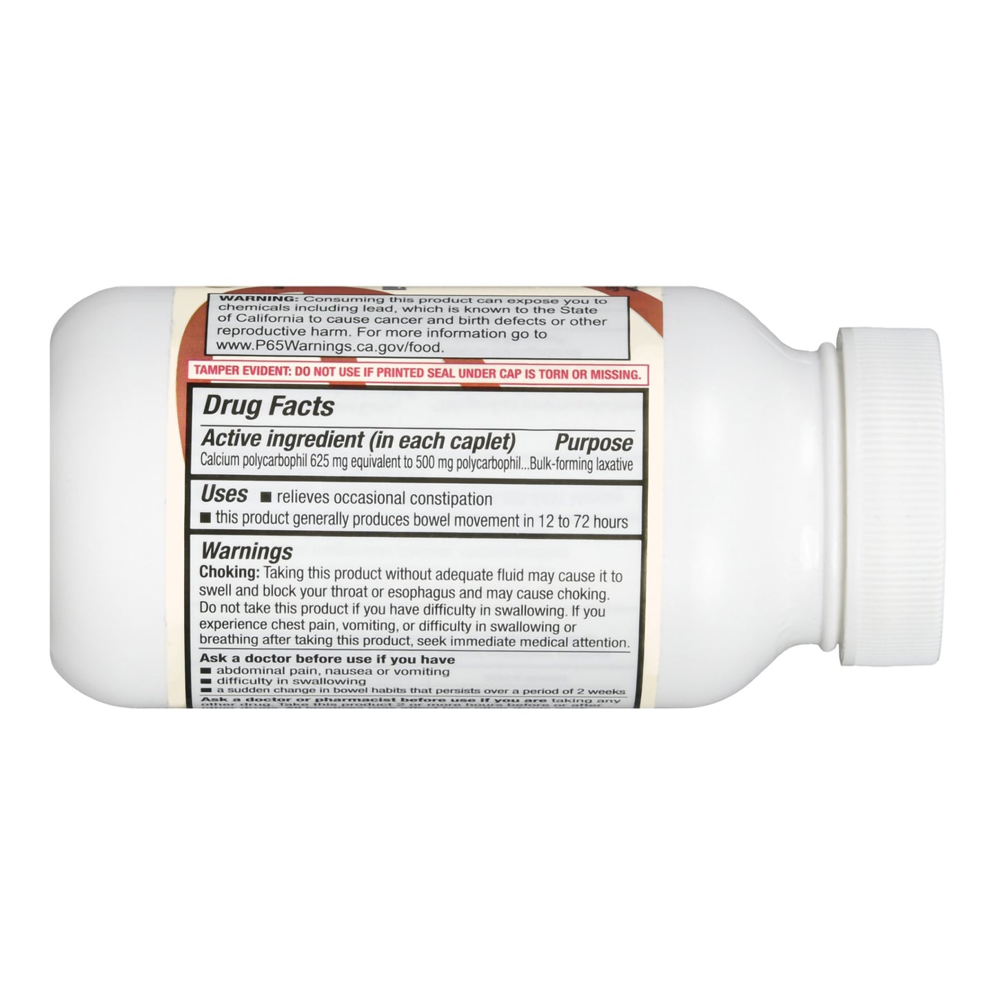 Foster & Thrive™ Fiber Laxative Calcium Polycarbophil 625 mg Caplets 70677108301