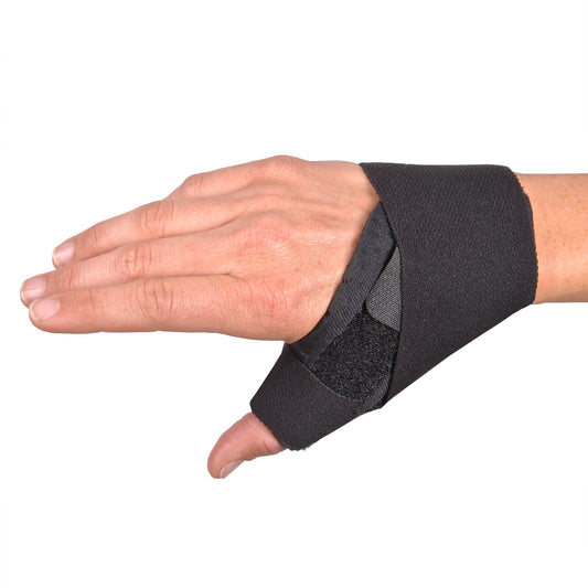 Thumb Splint Santa Barbara One Size Fits Most Circumferential Strap Left or Right Thumb - 3842-BLK