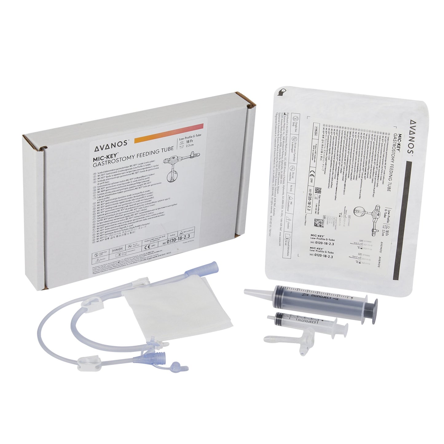 Mic-Key Gastrostomy Feeding Tube Kit 0120-18-2.3