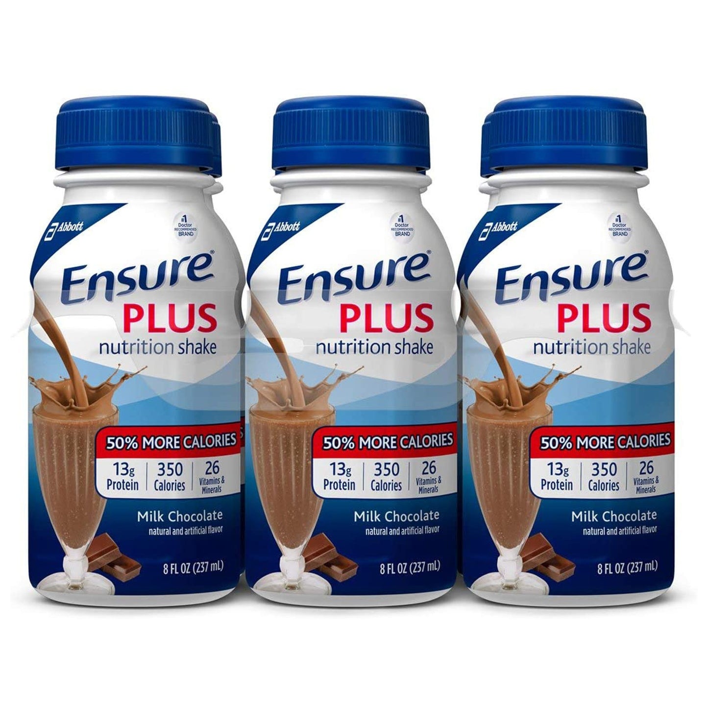 Ensure® Plus Therapeutic Nutrition, Chocolate, 8-ounce bottle 58299