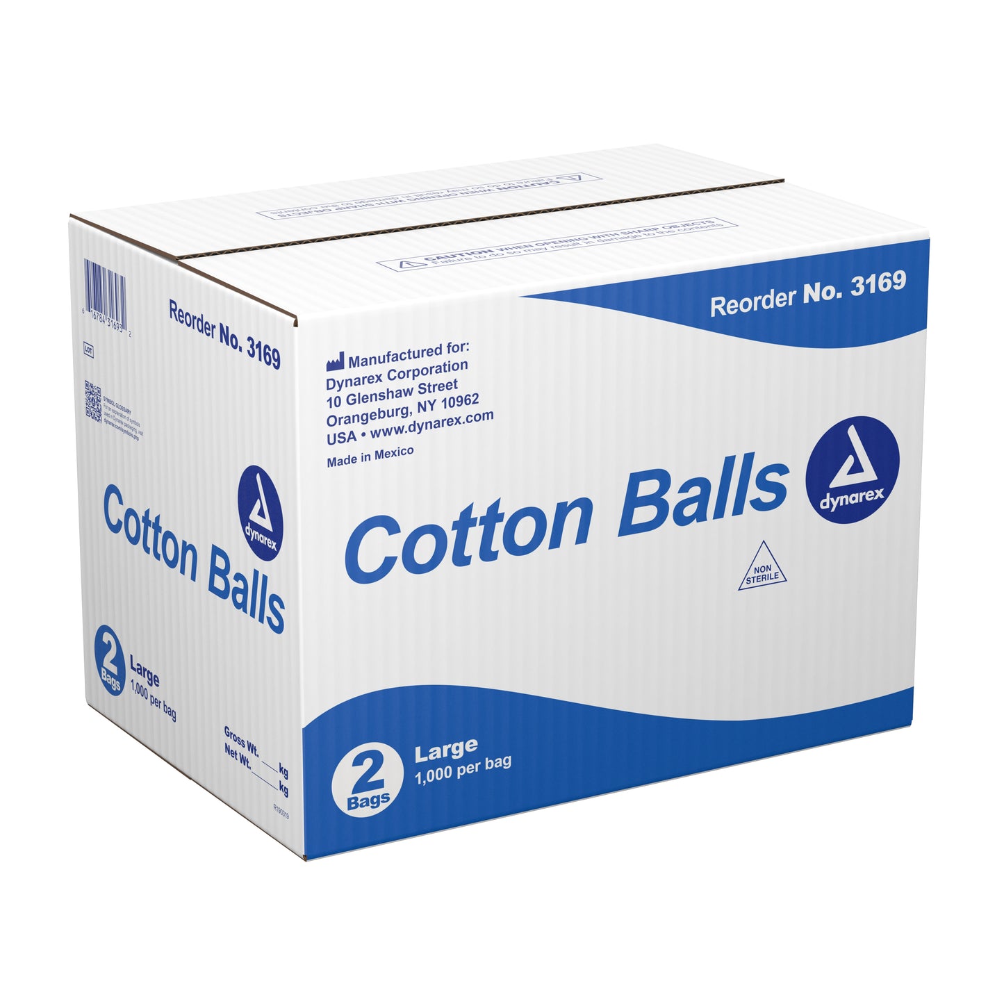 dynarex® Large Cotton Balls 3169