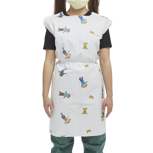 Patient Exam Gown McKesson Child Size Kid Design (McKesson KIDS® Print) Disposable - 18-982836