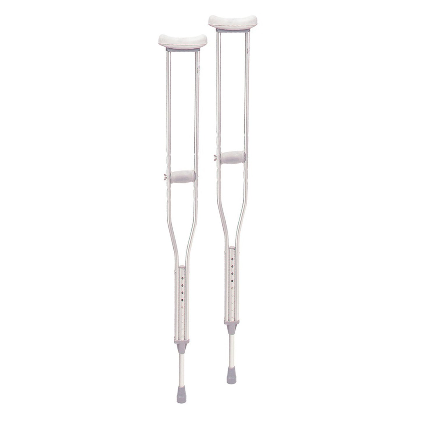 Underarm Crutches drive™ Adult 5 Foot 2 Inch to 5 Foot 10 Inch User Height Aluminum Frame 350 lbs. Weight Capacity - RTL10400