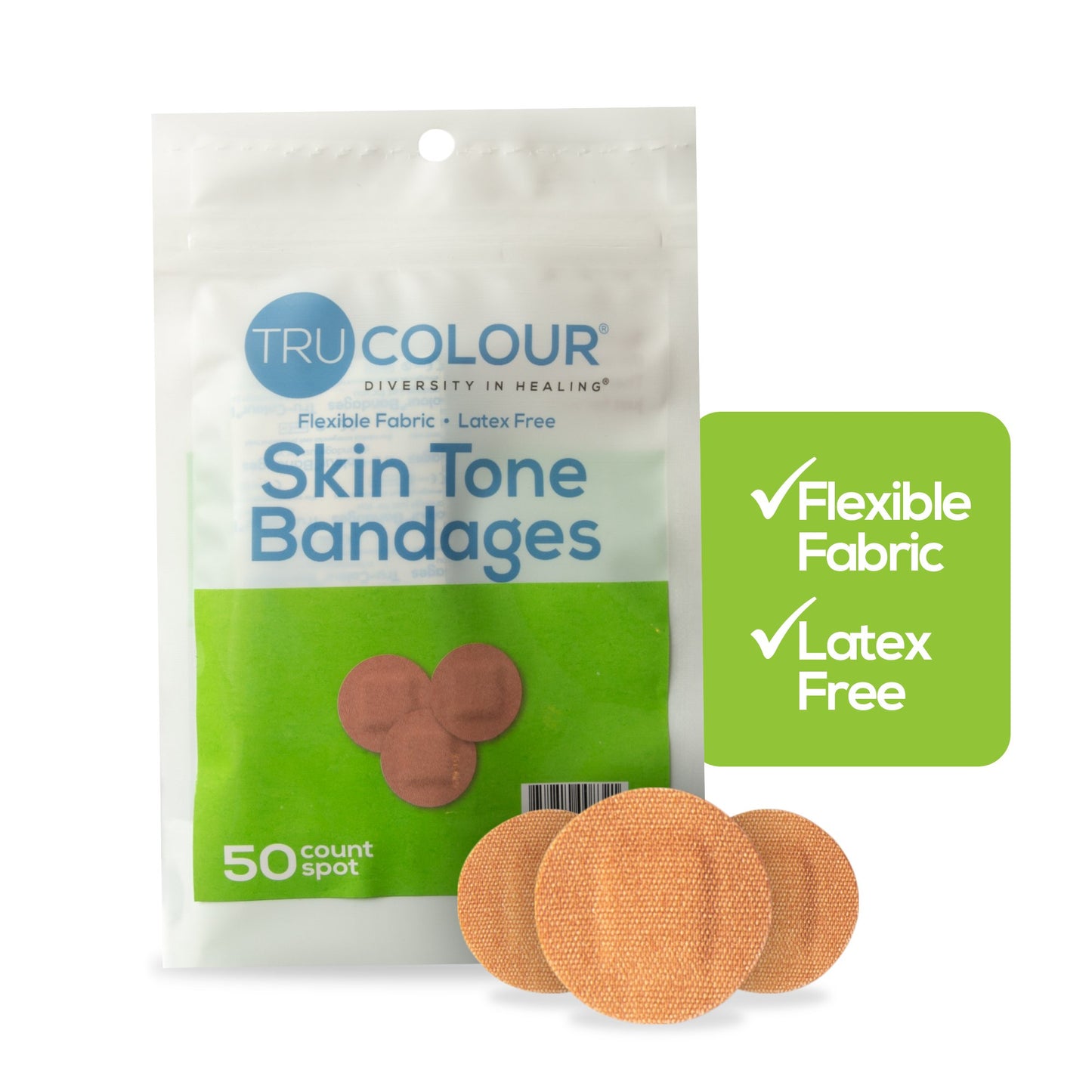 TruColour® Olive Adhesive Strip, Spot TCB-GDOT