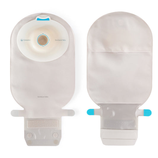 Ostomy Pouch SenSura® Mio Convex One-Piece System 11 Inch Length, Maxi Convex Light, Pre-Cut 13/16 Inch Stoma Drainable - 16730