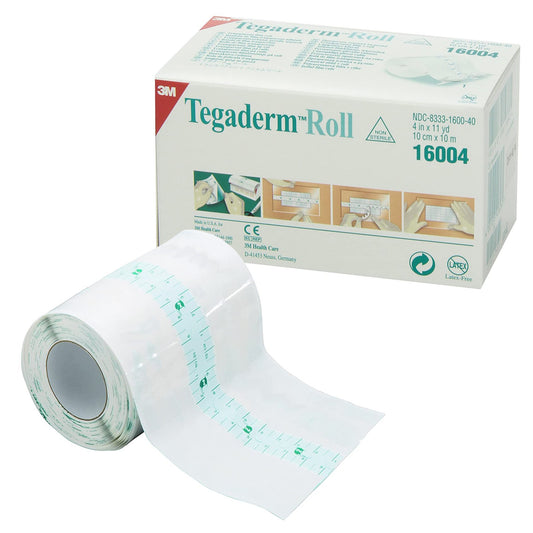 3M™ Tegaderm™ Transparent Film Dressing Roll, 4 Inch x 11 Yard 16004