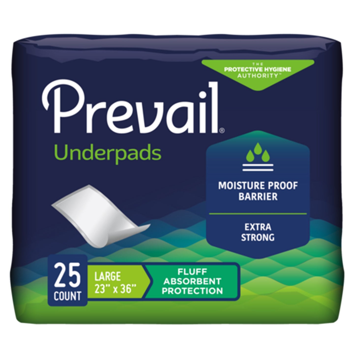 Prevail® Total Care™ Fluff Underpads, Large UP-150/2