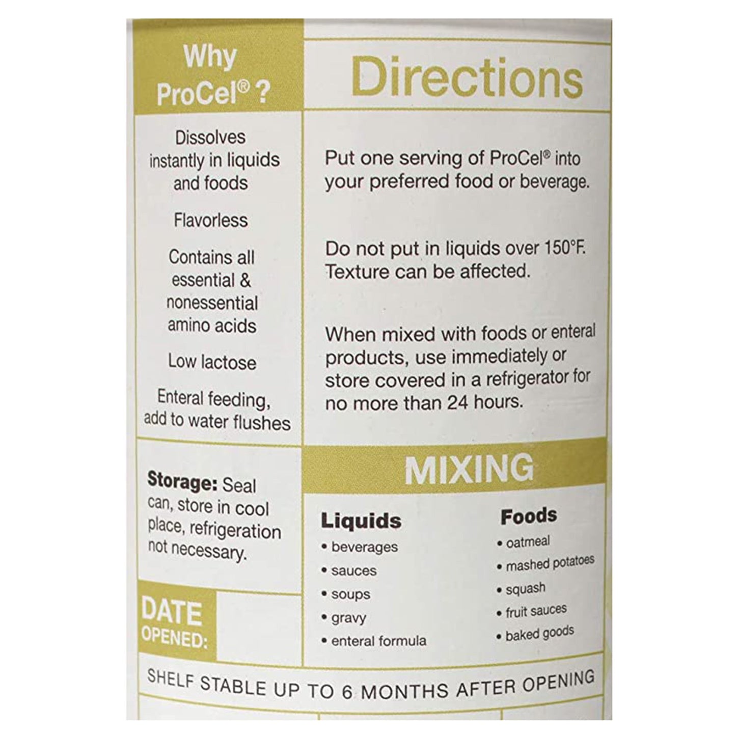 ProCel® Whey Protein Powder, 10-ounce Can GH-80