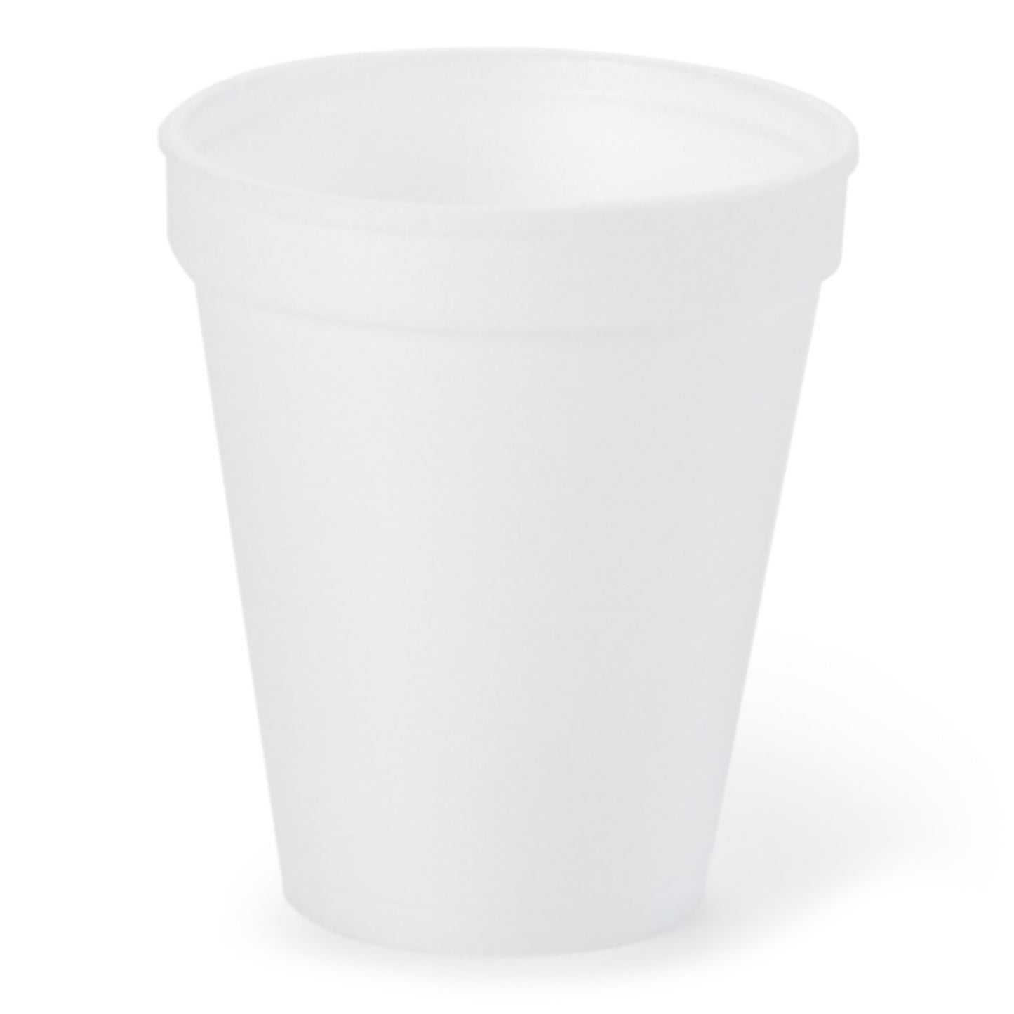 Insulated Drinking Cup WinCup® 8 oz. White Styrofoam Disposable - 8C8W