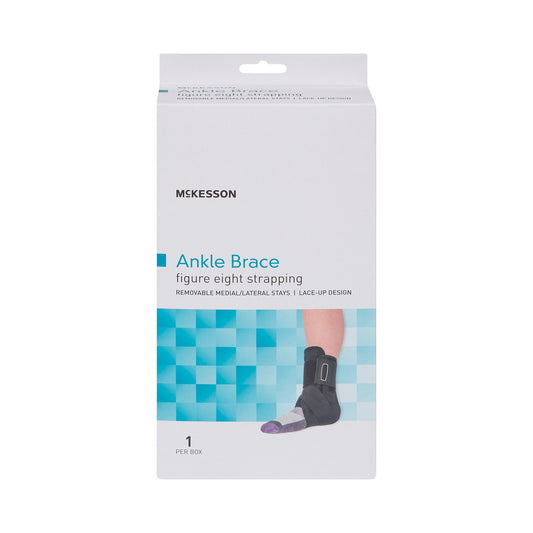 Ankle Brace McKesson Medium Lace-Up / Figure-8 Strap / Hook and Loop Closure Foot - 155-81-97045