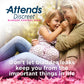 Attends® Discreet Women's Ultra Thin Bladder Control Pad ADPTHIN