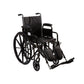 McKesson Wheelchair, 16 Inch Seat Width 146-SSP216DDA-ELR