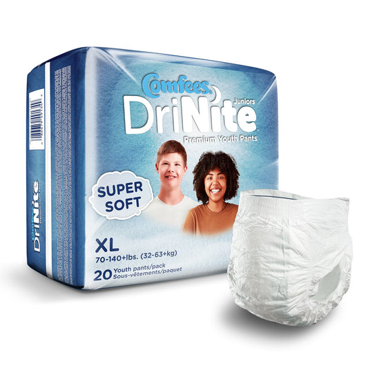 Comfees® DriNite Juniors Youth Heavy Absorbent Underwear Large / Extra Large CMF-YXL80
