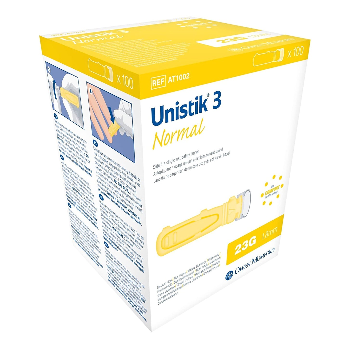 Unistik® 3 Normal Safety Lancet AT 1002