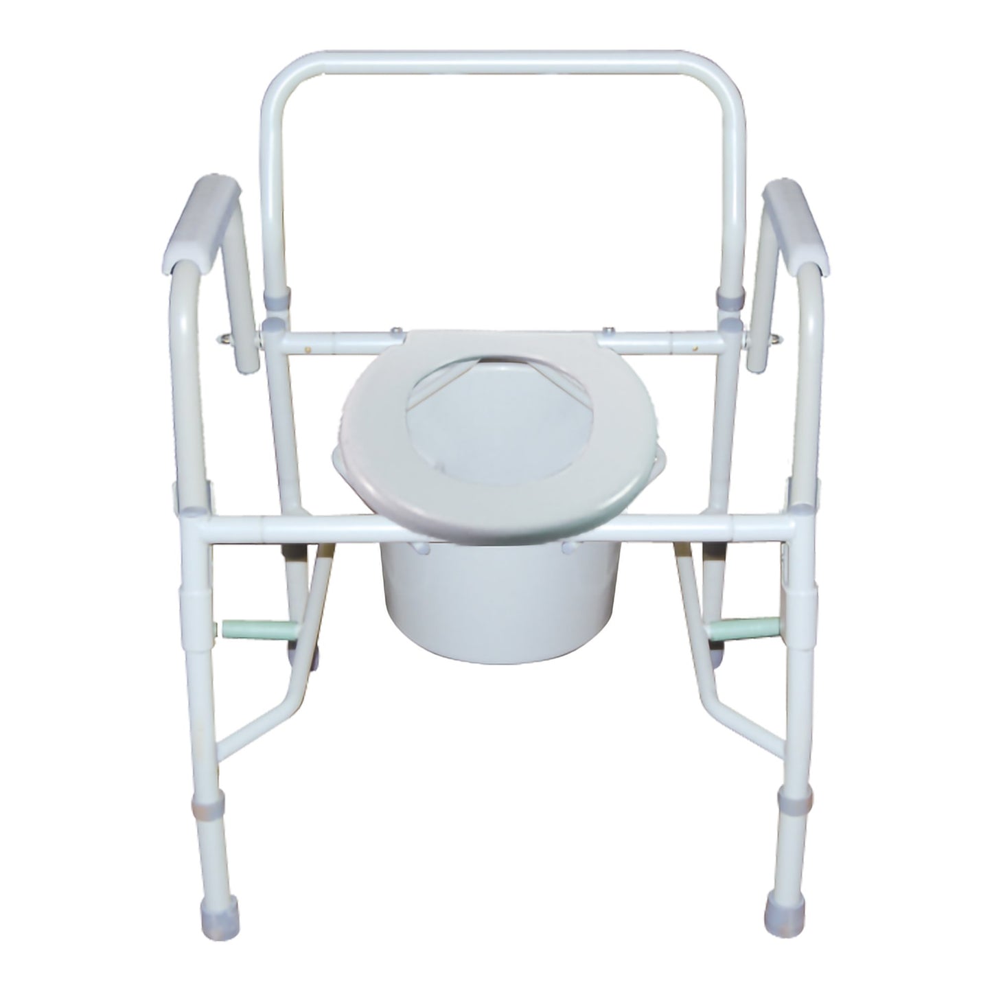 McKesson Non-Folding Steel Frame Commode Chair, 13.75 in. Seat Width 146-11125KD-1