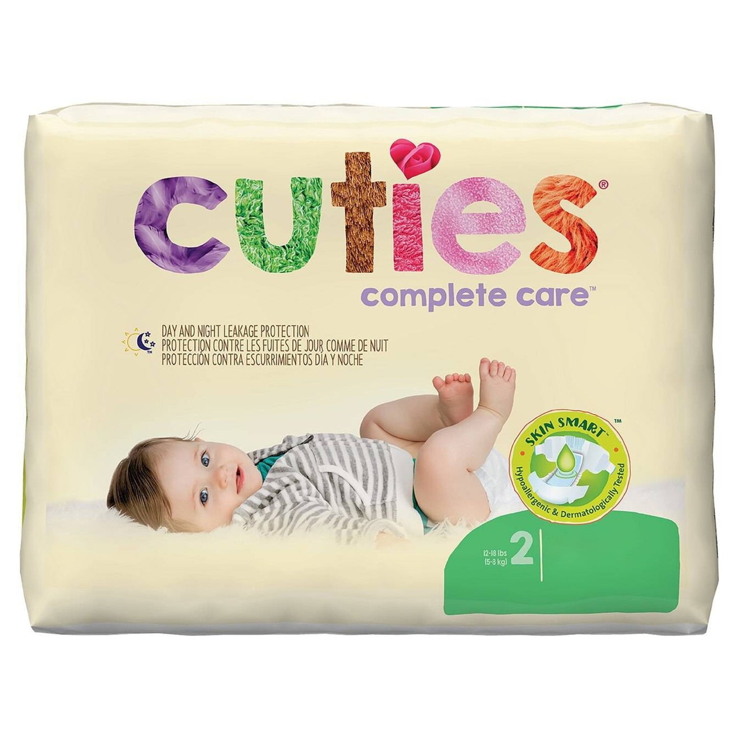Cuties® Complete Care Diapers, Size 2 CDB002