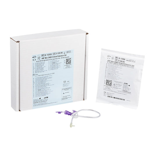Right Angle Connector with Y-Port Adapter Mini ONE® 12 Inch, Purple - 8-1255