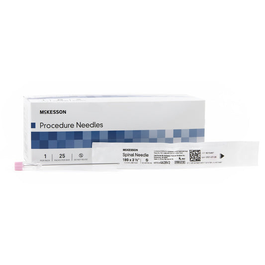 Spinal Needle McKesson Quincke Style 18 Gauge 3-1/2 Inch Sterile - 4628V2