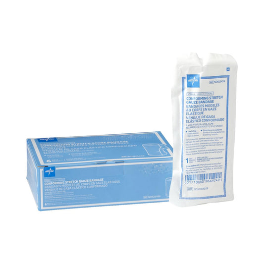 Medline Sterile Conforming Bandage, 6 x 75 Inch NON25499, Box of 6