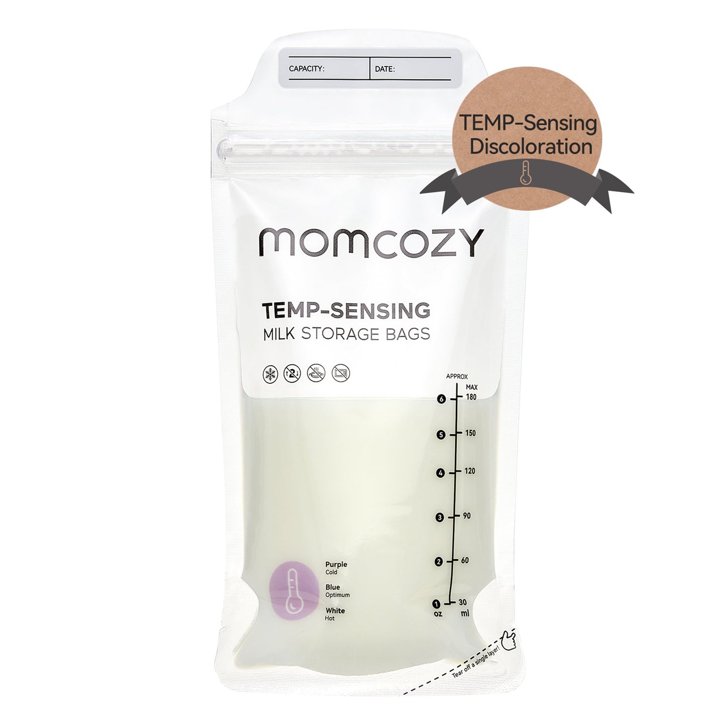 Momcozy Breast Milk Storage Bag, 6-ounce capacity MS005-NA00NB-A