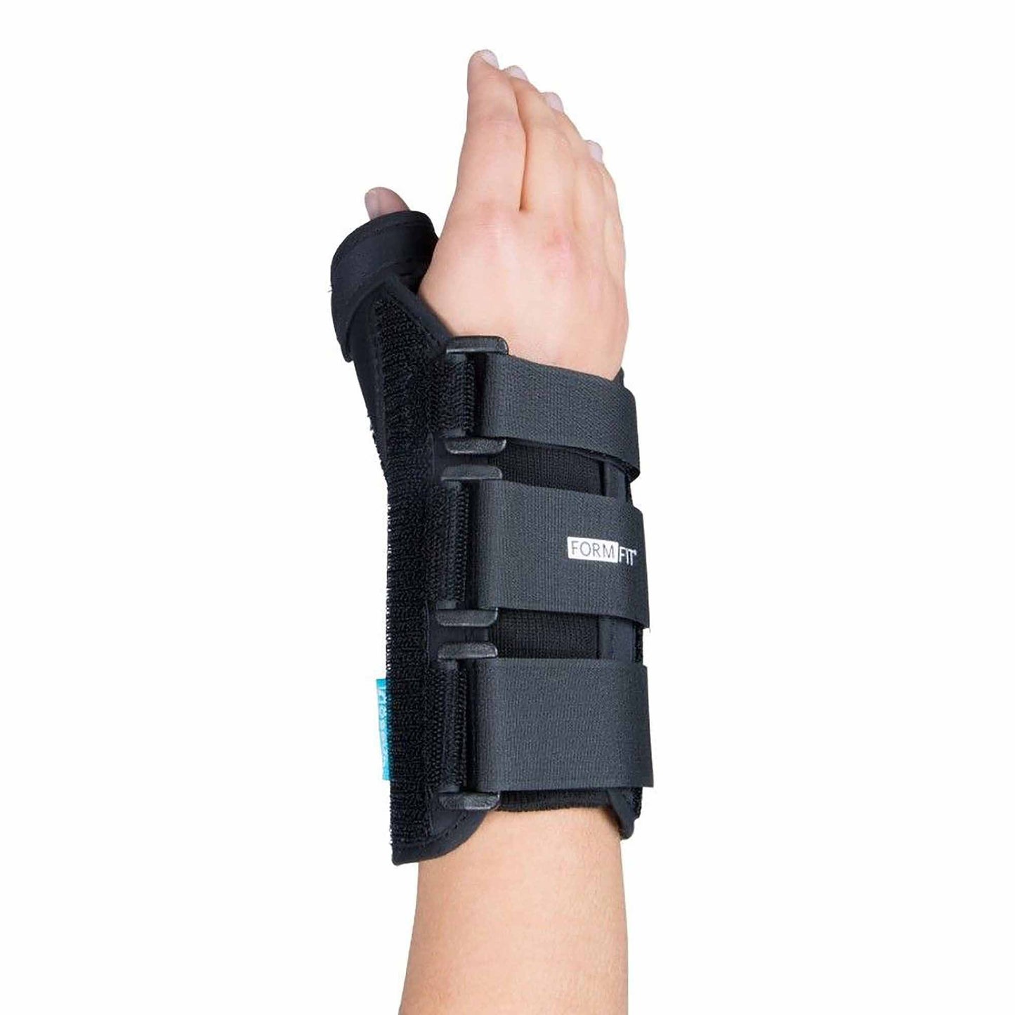 Thumb Spica Ossur® Formfit® Large D-Ring / Hook and Loop Strap Closure Right Hand Black - 3170