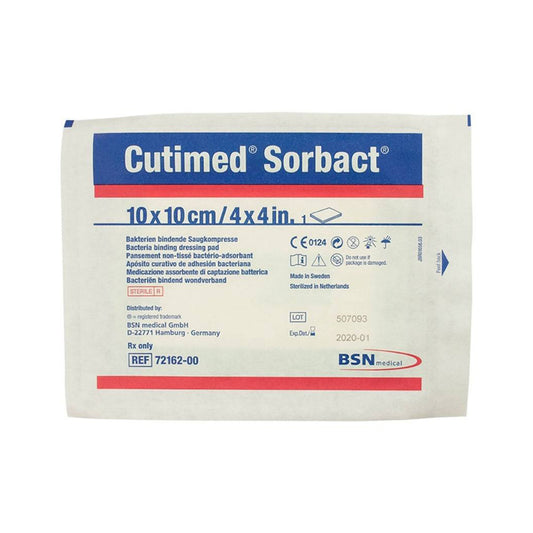 Antimicrobial Mesh Dressing Cutimed® Sorbact® 4 X 4 Inch Square Sterile - 7216210
