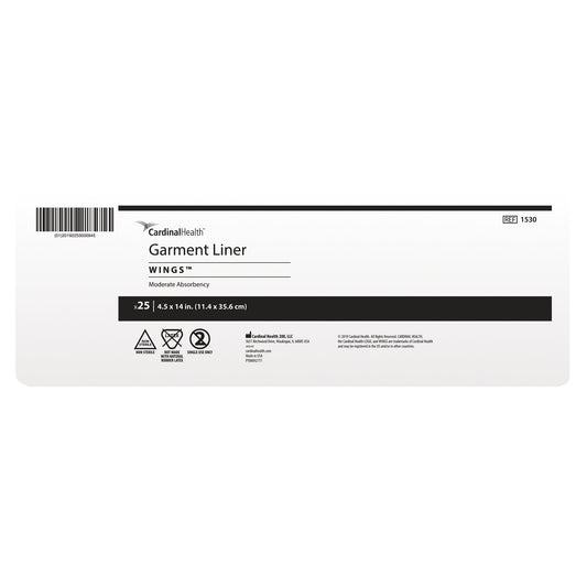 Incontinence Liner Simplicity™ 4-1/2 X 14 Inch Moderate Absorbency Polymer Core One Size Fits Most - 1530