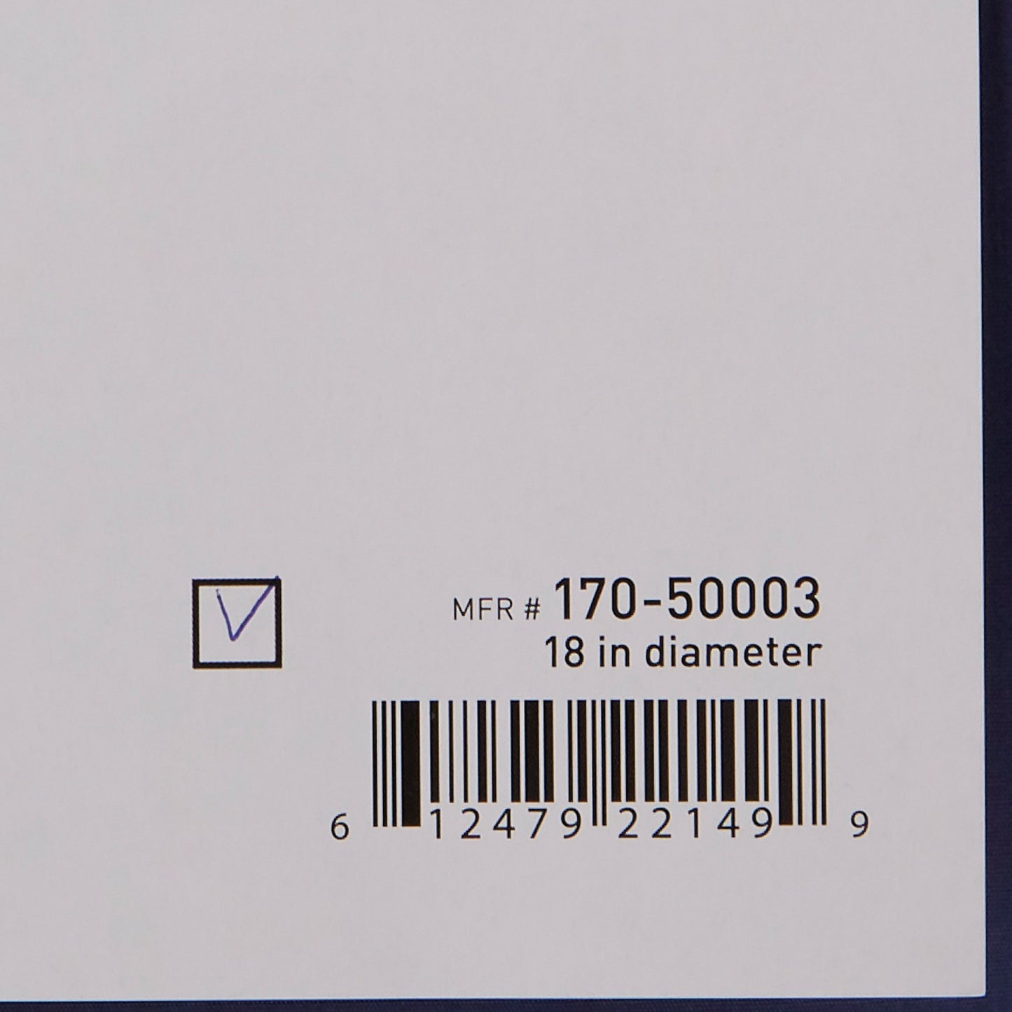 McKesson Donut Cushion, 18 Inch, Blue 170-50003