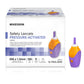 McKesson Pressure Activated Safety Lancets, 30 Gauge, Purple 16-PASL30GX