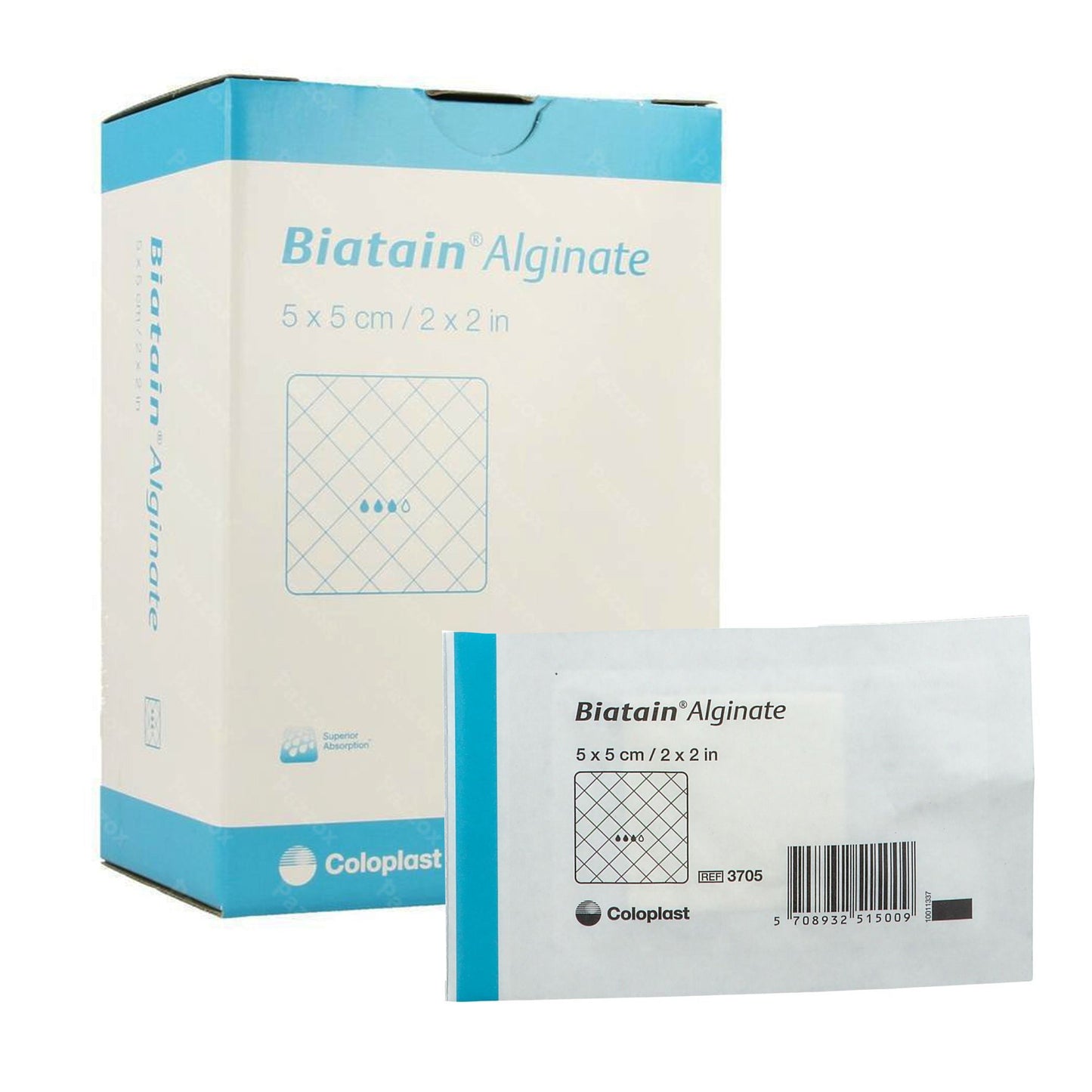 Alginate Dressing Biatain® 2 X 2 Inch Square - 3705