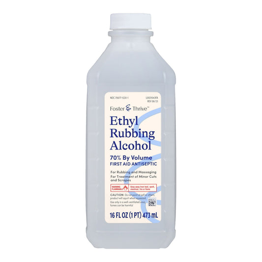 Foster & Thrive™ Ethyl Rubbing Alcohol 70% By Volume 01093995988