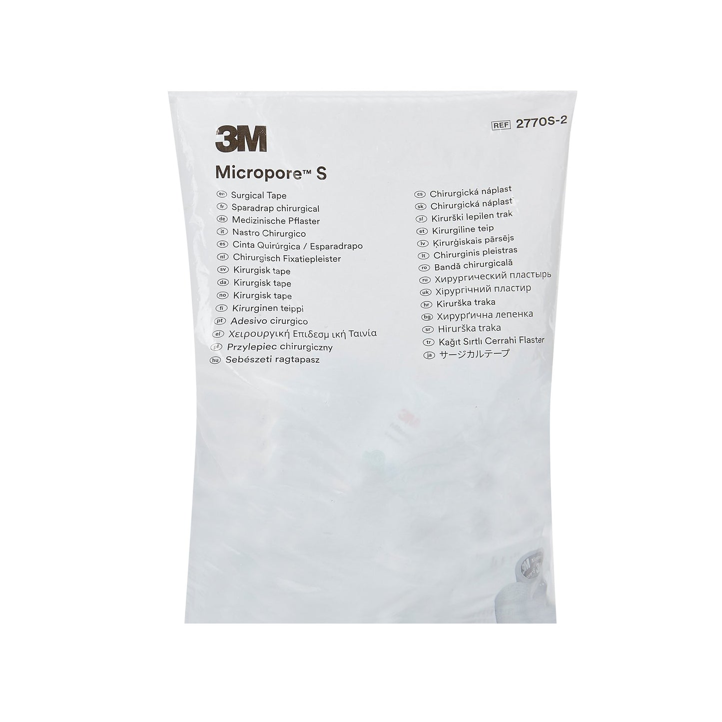 3M™ Micropore™ S Silicone Medical Tape, 2 Inch x 1-1/2 Yard, Blue 2770S-2