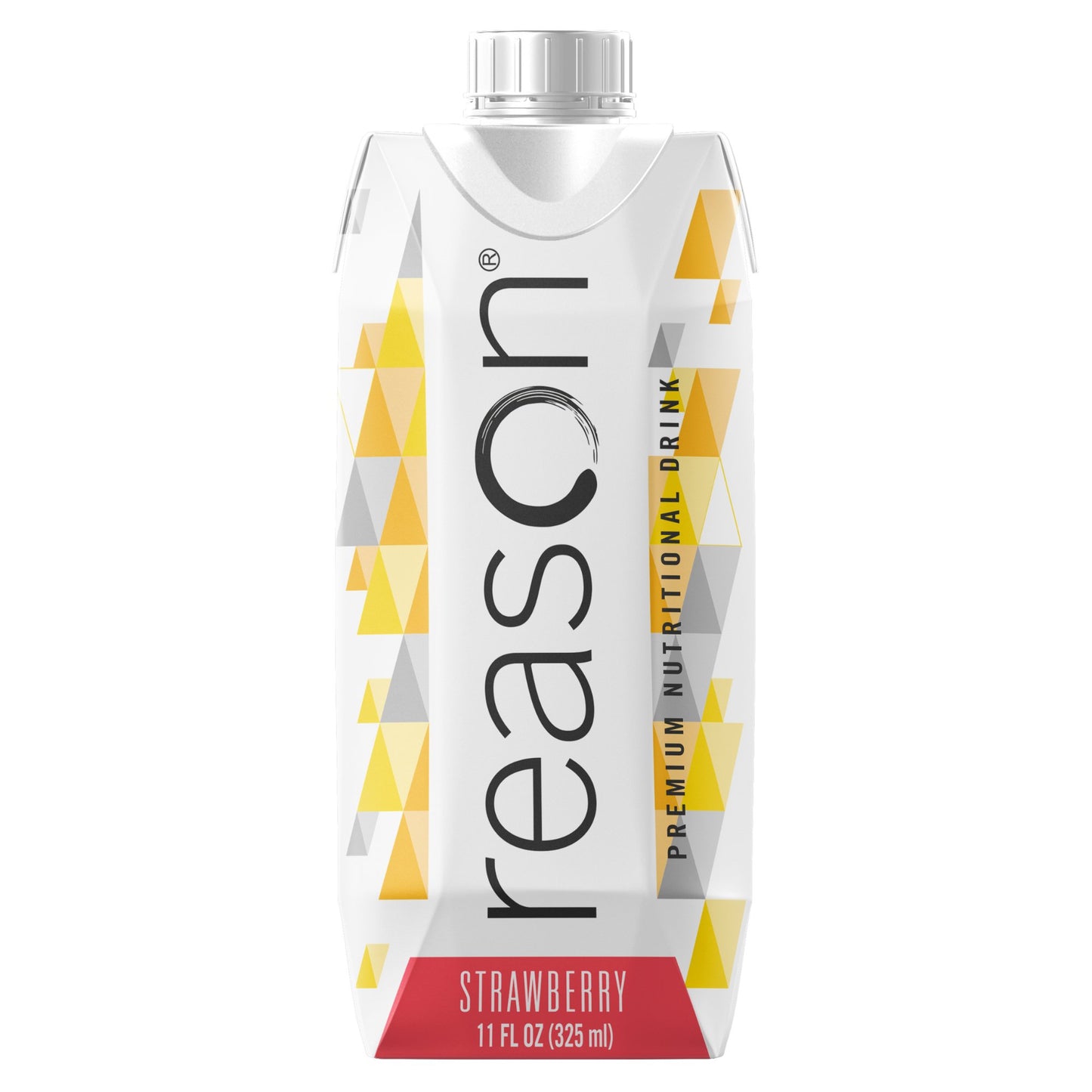 Oral Supplement Reason™ Strawberry Flavor Liquid 11 oz. Reclosable Carton - B0BVG12SW1