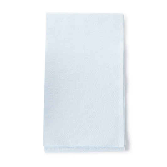Graham Medical White/Blue Flat Stretcher Sheet, 40 x 72 Inch 70322N