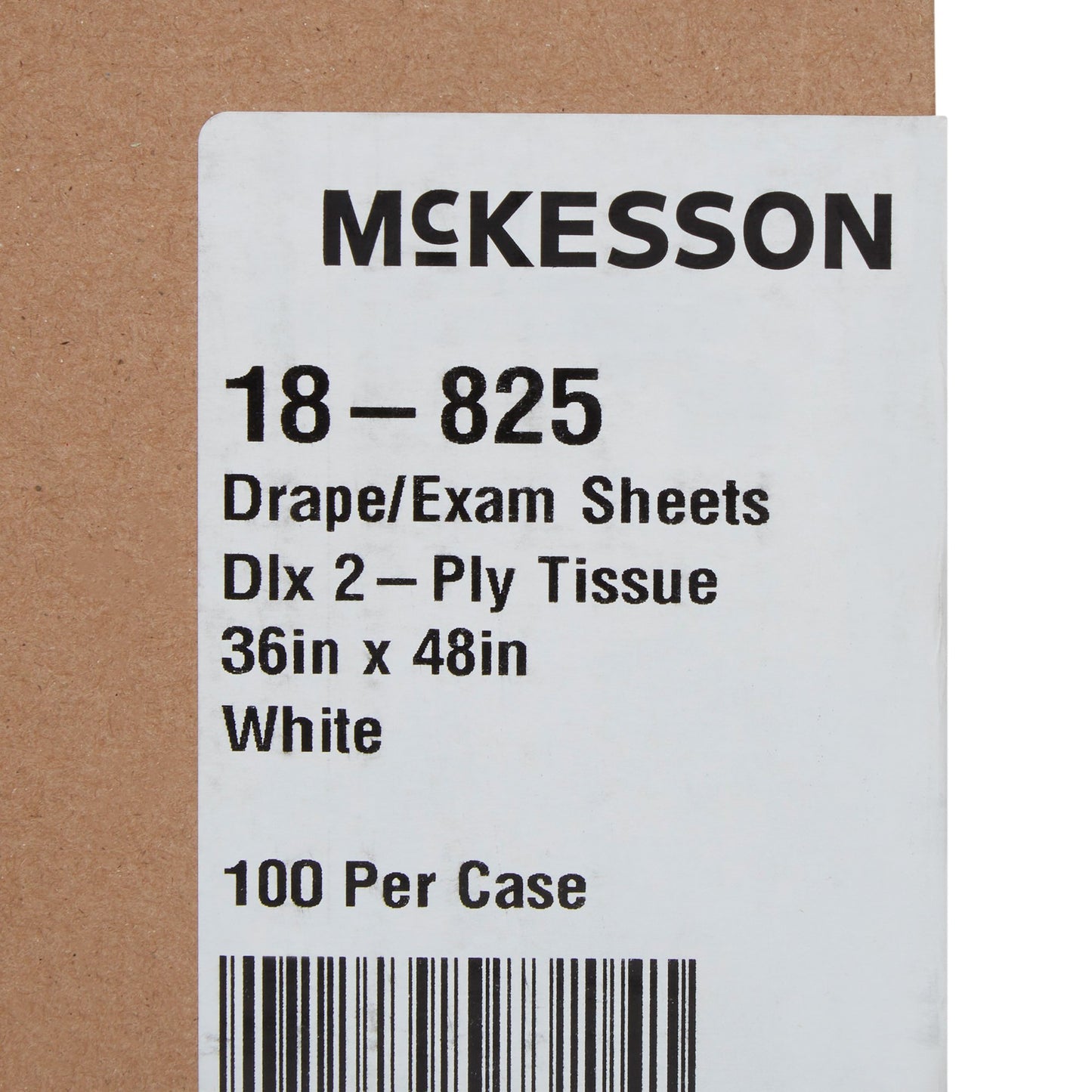 McKesson Nonsterile Physical Exam Drape, 36 x 48 Inch 18-825