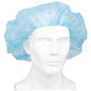 McKesson Disposable Bouffant Surgical Caps, Blue, Elastic Closure, X-Large, 24" 40181100