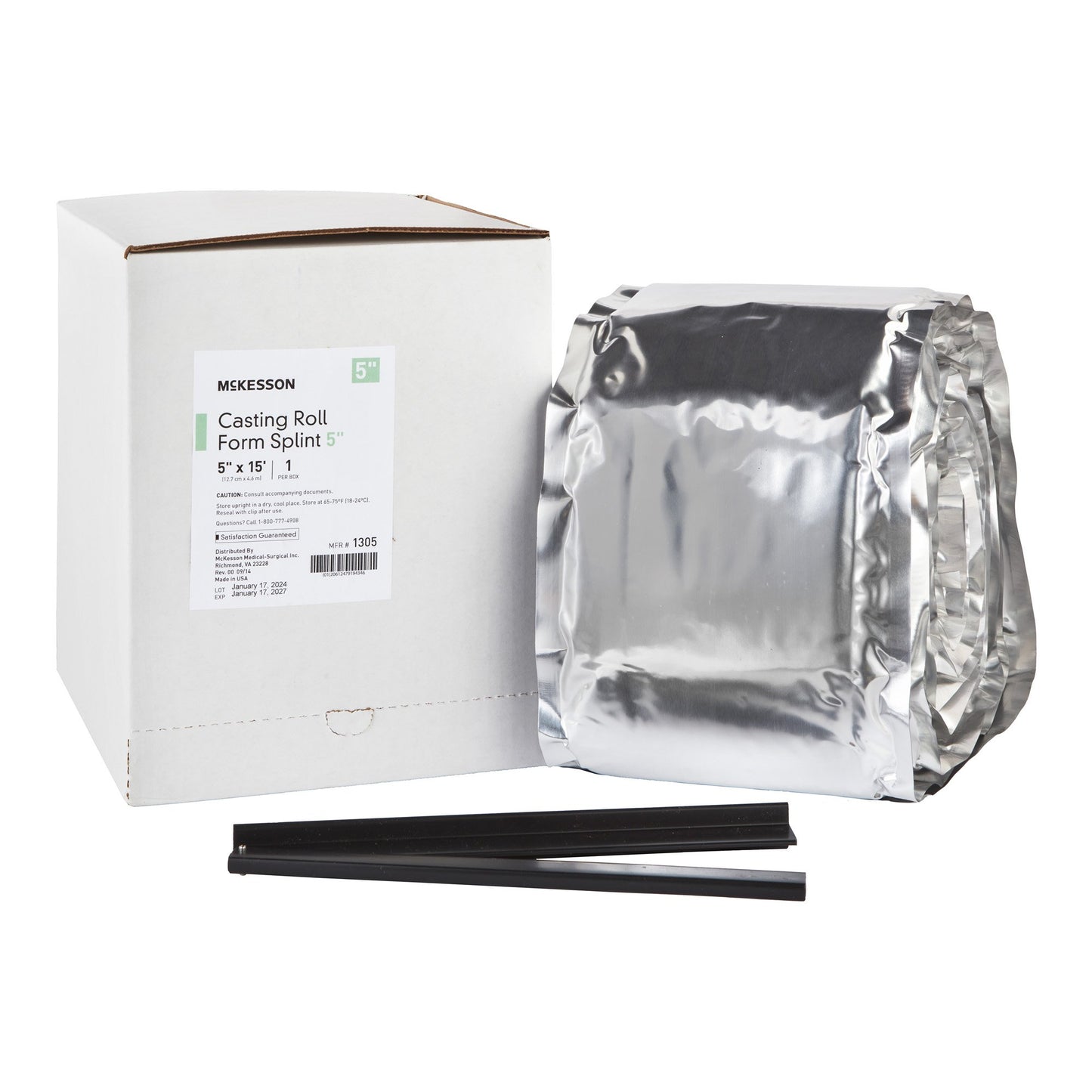 McKesson White Casting Roll Form Splints, 5 Inch x 5 Yard 1305